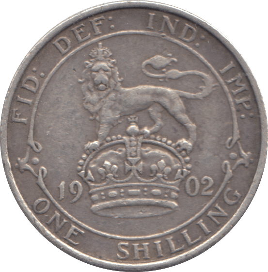 1902 SHILLING ( VF ) - SHILLING - Cambridgeshire Coins