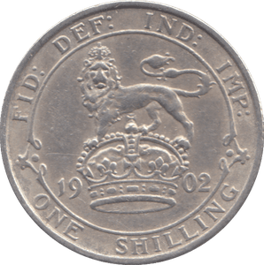 1902 SHILLING ( VF ) - SHILLING - Cambridgeshire Coins