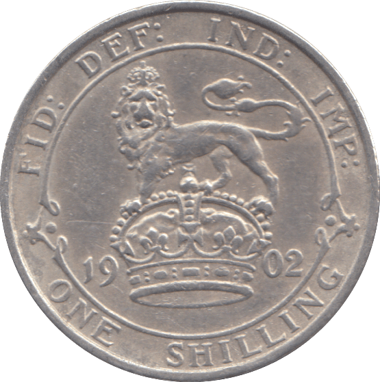 1902 SHILLING ( VF ) - SHILLING - Cambridgeshire Coins