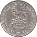 1902 SHILLING ( VF ) - SHILLING - Cambridgeshire Coins