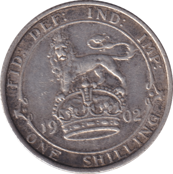 1902 SHILLING (VF) - SHILLING - Cambridgeshire Coins