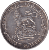 1902 SHILLING (VF) - SHILLING - Cambridgeshire Coins