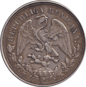 1902 SILVER 1 PESO MEXICO - SILVER WORLD COINS - Cambridgeshire Coins