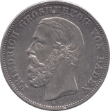 1902 SILVER 5 DEUTSCHE MARK GERMANY - SILVER WORLD COINS - Cambridgeshire Coins