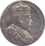 1902 SILVER CORONATION MEDAL EDWARD VII - SILVER WORLD COINS - Cambridgeshire Coins