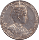 1902 SILVER CORONATION MEDAL EDWARD VII - SILVER WORLD COINS - Cambridgeshire Coins