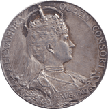 1902 SILVER CORONATION MEDALLION EDWARD VII - MEDALS & MEDALLIONS - Cambridgeshire Coins