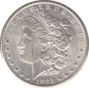 1902 SILVER MORGAN DOLLAR USA NEW ORLEANS MINT - SILVER WORLD COINS - Cambridgeshire Coins
