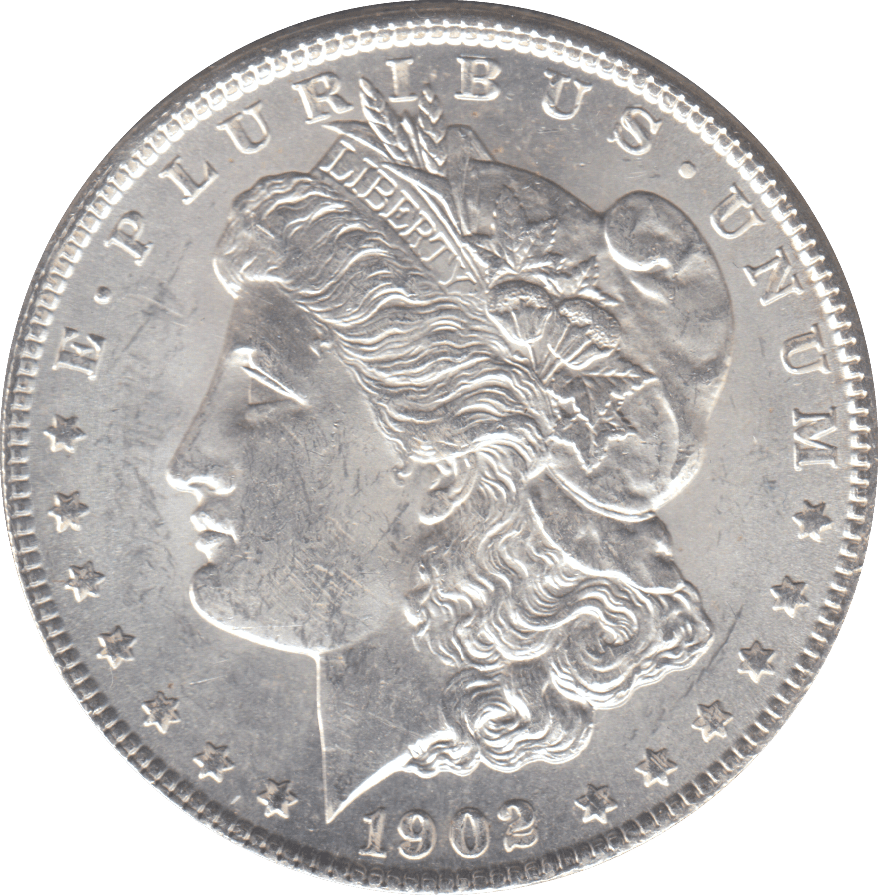 1902 SILVER MORGAN DOLLAR USA NEW ORLEANS - SILVER WORLD COINS - Cambridgeshire Coins