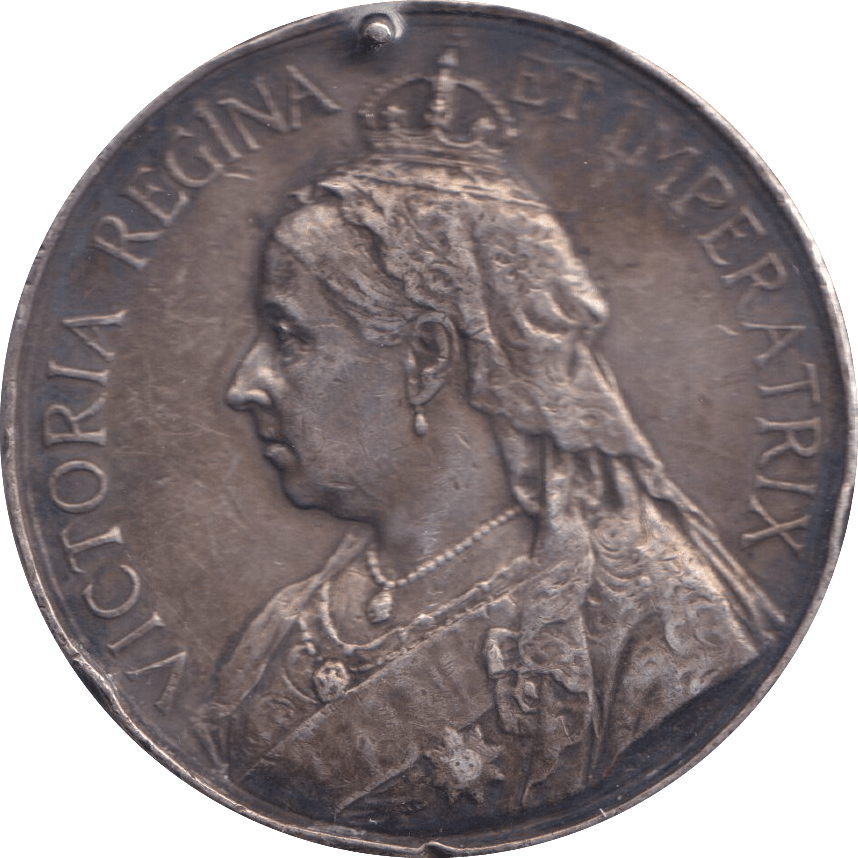 1902 SILVER QUEEN VICTORIA MEDALLION SOUTH AFRICA - MEDALS & MEDALLIONS - Cambridgeshire Coins