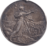 1902 SILVER QUEEN VICTORIA MEDALLION SOUTH AFRICA - MEDALS & MEDALLIONS - Cambridgeshire Coins