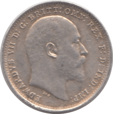 1902 SILVER THREEPENCE ( EF ) - Threepence - Cambridgeshire Coins