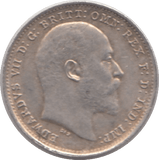 1902 SILVER THREEPENCE ( EF ) - Threepence - Cambridgeshire Coins