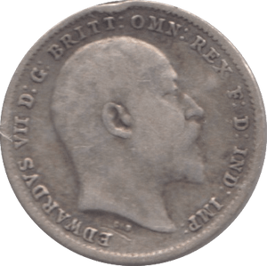 1902 SILVER THREEPENCE ( FINE ) - Threepence - Cambridgeshire Coins