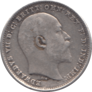 1902 SILVER THREEPENCE ( FINE ) - Threepence - Cambridgeshire Coins