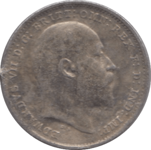 1902 SILVER THREEPENCE ( FINE ) - Threepence - Cambridgeshire Coins