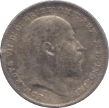1902 SILVER THREEPENCE ( FINE ) - Threepence - Cambridgeshire Coins