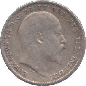 1902 SILVER THREEPENCE ( FINE ) - Threepence - Cambridgeshire Coins