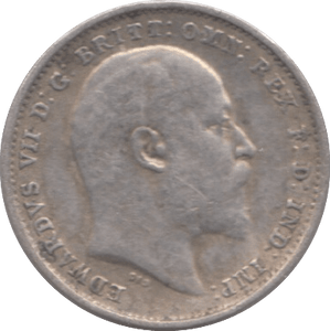 1902 SILVER THREEPENCE ( FINE ) - Threepence - Cambridgeshire Coins