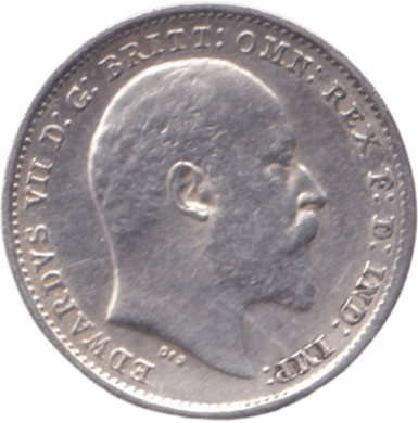 1902 SILVER THREEPENCE ( UNC ) - THREEPENCE - Cambridgeshire Coins