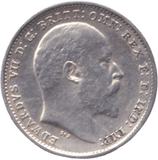1902 SILVER THREEPENCE ( UNC ) - THREEPENCE - Cambridgeshire Coins