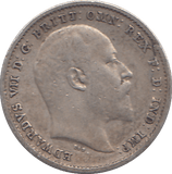 1902 SILVER THREEPENCE ( VF ) - THREEPENCE - Cambridgeshire Coins