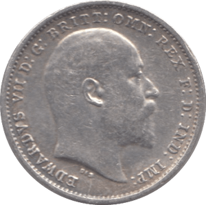 1902 SILVER THREEPENCE ( VF ) - Threepence - Cambridgeshire Coins