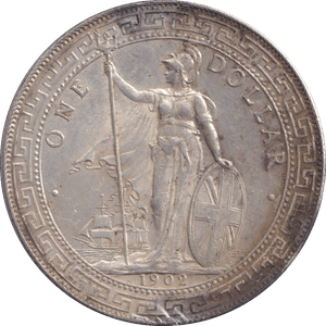1902 SILVER TRADE DOLLAR - SILVER WORLD COINS - Cambridgeshire Coins