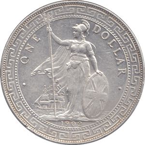 1902 SILVER TRADE DOLLAR - SILVER WORLD COINS - Cambridgeshire Coins