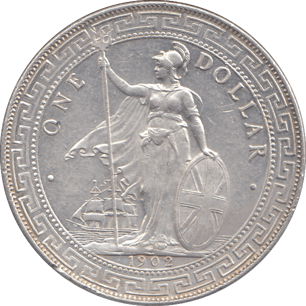 1902 SILVER TRADE DOLLAR - SILVER WORLD COINS - Cambridgeshire Coins