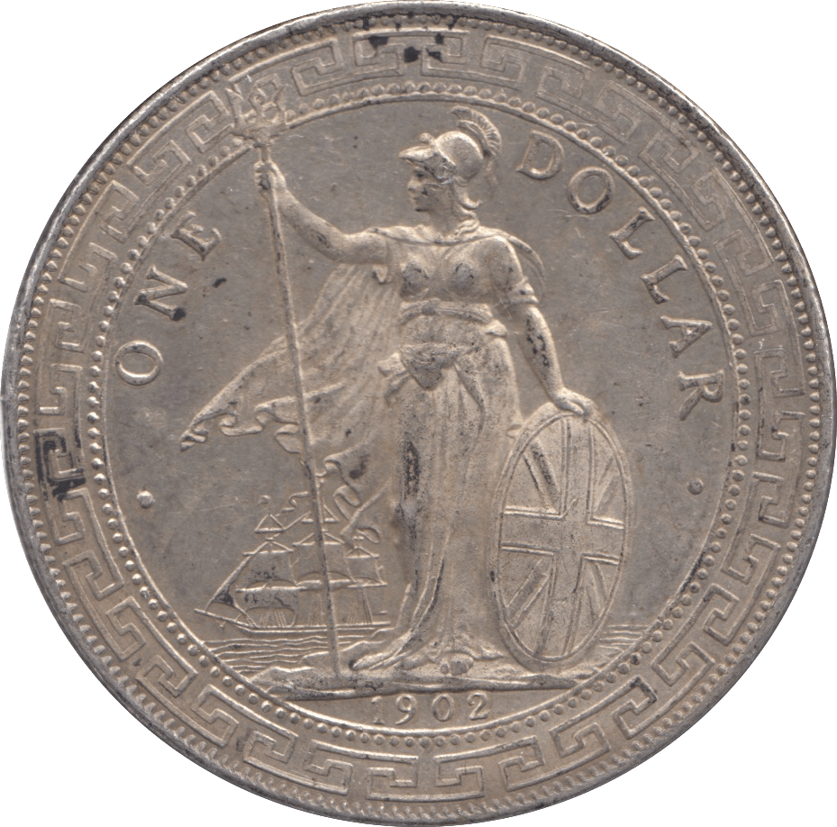 1902 SILVER TRADE DOLLAR - SILVER WORLD COINS - Cambridgeshire Coins
