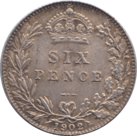 1902 SIXPENCE ( AUNC ) 2 - Sixpence - Cambridgeshire Coins