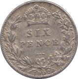 1902 SIXPENCE ( GF ) - SIXPENCE - Cambridgeshire Coins
