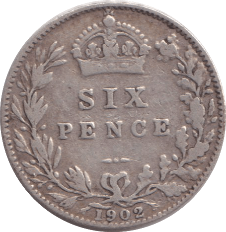 1902 SIXPENCE ( GF ) - SIXPENCE - Cambridgeshire Coins