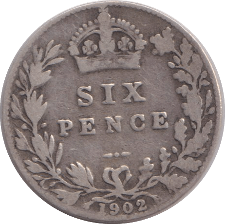 1902 SIXPENCE ( GF ) - SIXPENCE - Cambridgeshire Coins