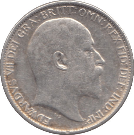 1902 SIXPENCE ( GVF ) - SIXPENCE - Cambridgeshire Coins