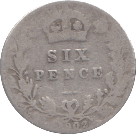 1902 SIXPENCE ( NF ) 1 - SIXPENCE - Cambridgeshire Coins
