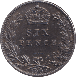 1902 SIXPENCE ( PROOF ) - SIXPENCE - Cambridgeshire Coins