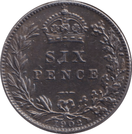 1902 SIXPENCE ( PROOF ) - SIXPENCE - Cambridgeshire Coins