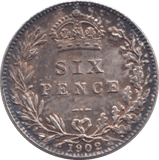 1902 SIXPENCE ( UNC ) 1 - Sixpence - Cambridgeshire Coins