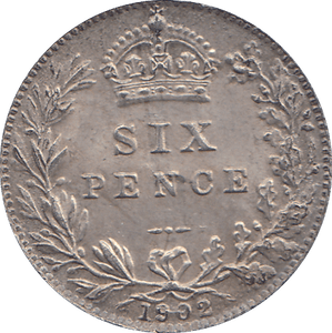1902 SIXPENCE ( UNC ) - WORLD COINS - Cambridgeshire Coins