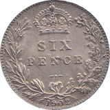 1902 SIXPENCE ( UNC ) - WORLD COINS - Cambridgeshire Coins