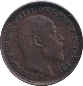 1902 THIRD FARTHING ( AUNC ) - ONE THIRD FARTHING - Cambridgeshire Coins