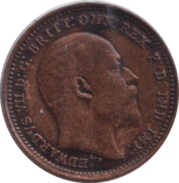 1902 THIRD FARTHING ( VF ) - ONE THIRD FARTHING - Cambridgeshire Coins
