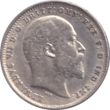 1902 THREEPENCE ( AUNC ) - THREEPENCE - Cambridgeshire Coins