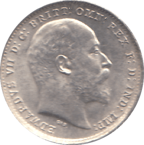 1902 THREEPENCE ( BU ) - THREEPENCE - Cambridgeshire Coins