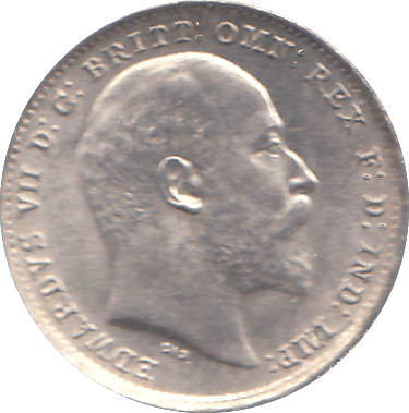 1902 THREEPENCE ( BU ) - THREEPENCE - Cambridgeshire Coins