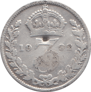1902 THREEPENCE ( FINE ) - THREEPENCE - Cambridgeshire Coins