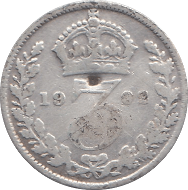 1902 THREEPENCE ( FINE ) - THREEPENCE - Cambridgeshire Coins