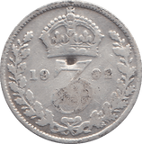 1902 THREEPENCE ( FINE ) - THREEPENCE - Cambridgeshire Coins